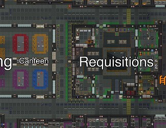 Where requisitions is located after you get out of cryo-sleep.
