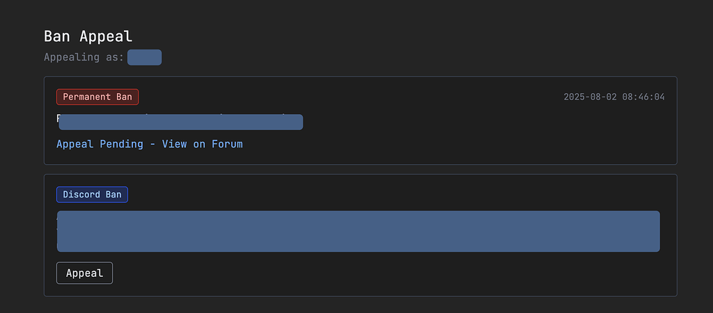 Appeals System - Announcements - CM-SS13 - Forums